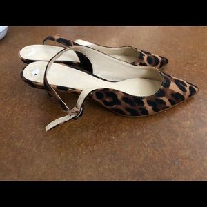 Leopard print heels